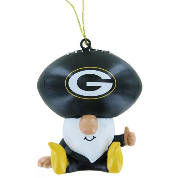 Green Bay Packers Gnome Fan Ornament Set - Picture 3 of 3